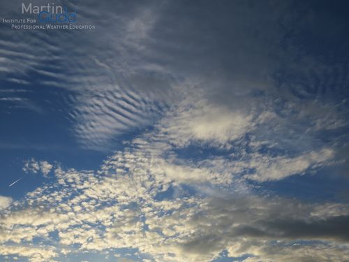 Altocumulus undulatus duplicatus